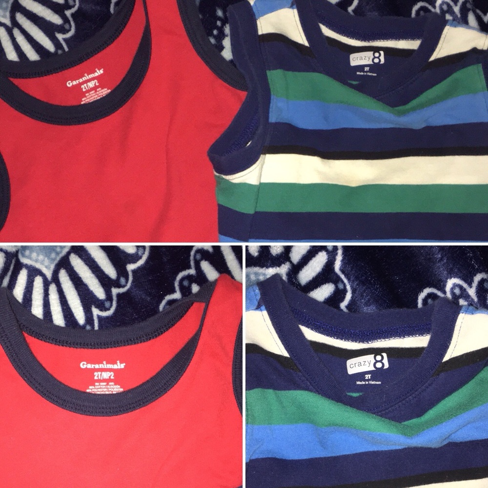 Boys tank tops
